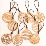 Set de 10 Ornamentos com Padrões ø6cm