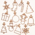Set de 12 Ornamentos Linhas