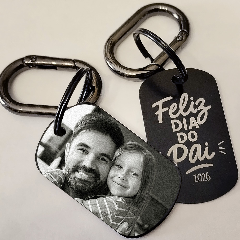 keychain-pai-1 Porta-chaves Personalizado Dia do Pai - Image 1